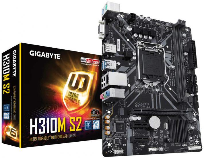 Gigabyte H310M S2 Intel 1151Pin 2666Mhz DDR4 Anakart