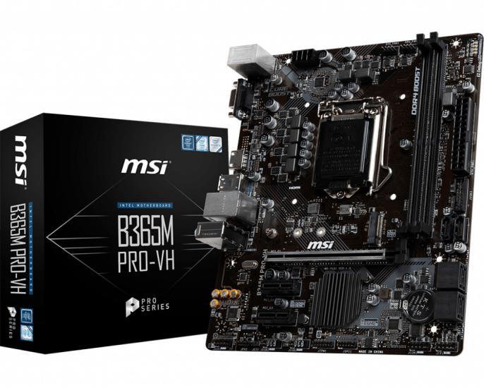 Msi B365M Pro-Vh Soket 1151 Matx Anakart 8-9.Nesil
