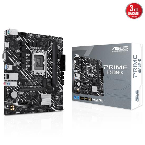 Asus Prime H610M-K Intel Soket LGA1700 Anakart