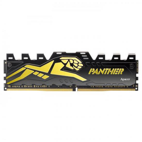 Apacer Panther Black-Gold 16GB (1x16GB) 3200Mhz CL16 DDR4 Gaming Ram AH4U16G32C28Y7GAA-1