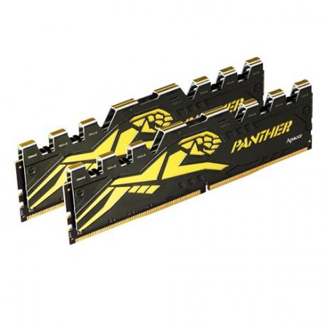 Apacer Panther Black-Gold 32GB (2x16GB) 3200Mhz CL16 DDR4 Gaming Ram