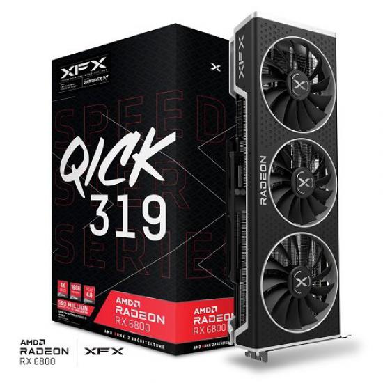 XFX Speedster QICK 319 AMD Radeon RX6800 Core RX-68XLALFD9 16GB GDDR6 256Bit DX12 Gaming Ekran Kartı