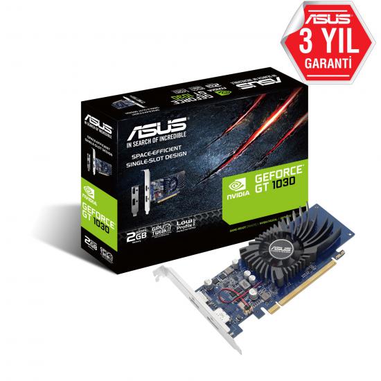 Asus GT1030-2G-BRK 2Gb Mhz Hdmi-Dp Ekran Kartı