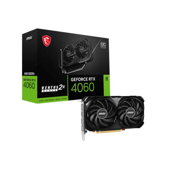 Msi GeForce RTX4060 Ventus 2X 8Gb Ekran Kartı