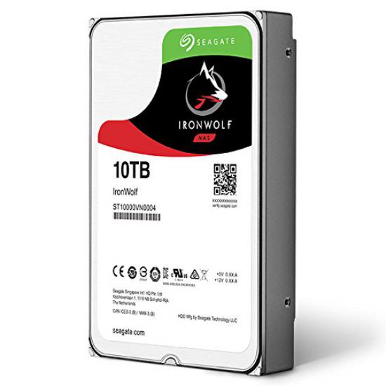 Seagate 10TB Ironwolf ST10000VN0008 3.5’’ 256MB 7200 Rpm Nas Disk Harddisk