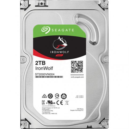 Seagate 2Tb Ironwolf 3,5’’ 64Mb 5900Rpm St2000Vn004 Harddisk