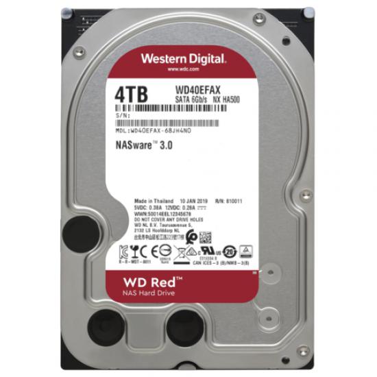 WD 4TB Red WD40EFAX 5400RPM 6GB-s SATA 3.5’’ NAS Disk Harddisk