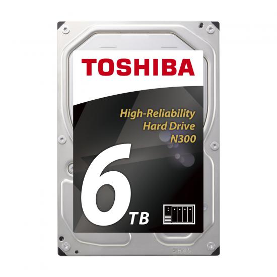 Toshiba 6TB HDWG460UZSVA N300 7200RPM 3.5’’ 128MB Cache Sata 3 NAS Disk HDWG460UZSVA Harddisk