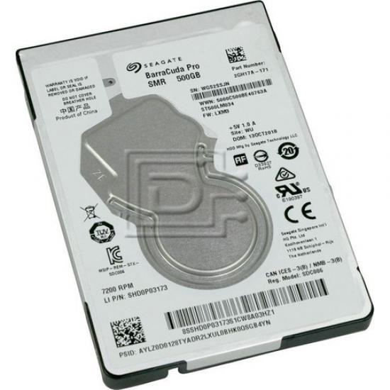 Seagate ST500LM034 500GB BarraCuda Pro 7200RPM 128MB Cache SATA 6.0GB-s 2.5’’  Notebook Harddisk