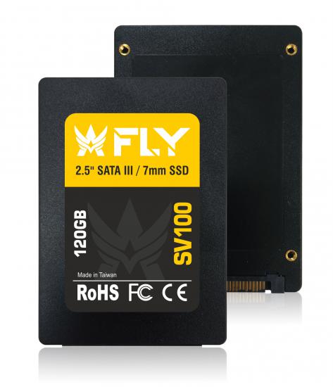 Fly 120GB 2.5’’ SV100 SATA-3 3D SSD 560-540MB-sn 2Y Ssd Harddisk