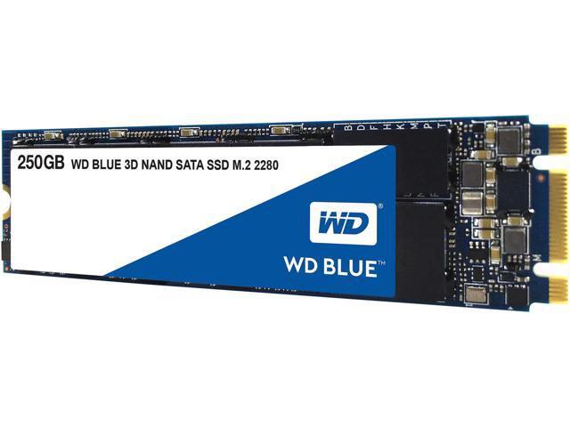 Wd 250Gb Blue M.2 Sata 550 Mbps - 525 Mbps WDS250G2B0B Harddisk