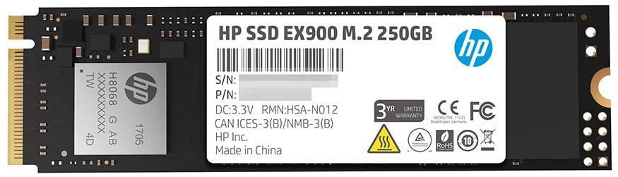 Hp 2YY43AA 250Gb Ex900 3D TLC Nand Ssd Disk