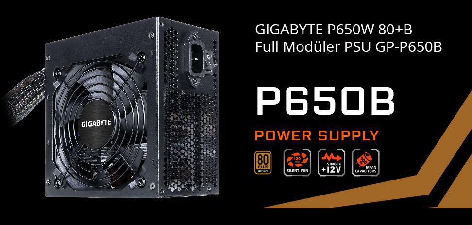 Gigabyte P650W 80+Modüler PSU GP-P650B Power Supply Güç Kaynağı