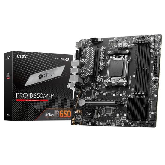 Msi Pro B650M-P 7200MHz Ddr5 Soket Am5 Anakart