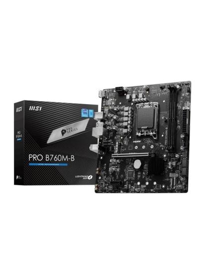 Msı Pro B760M-B Ddr4 4800Mhz 1700p mATX Anakart