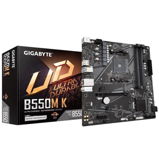 Gigabyte B550M K M.2 Hdmi DP mATX Anakart