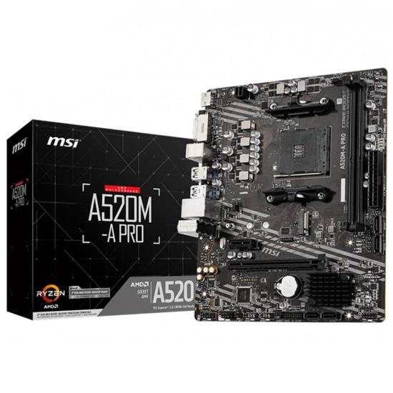 Msi A520M-A Pro Amd A520 Soket mATX Gaming Anakart