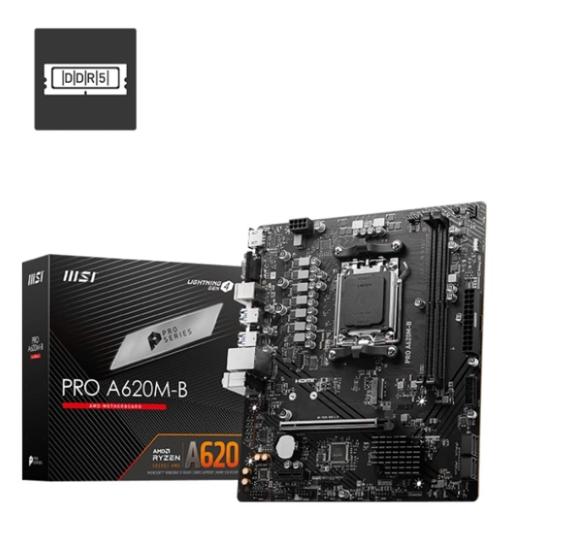 Msi Pro A620M-B AMD AM5 DDR5 mATX Anakart