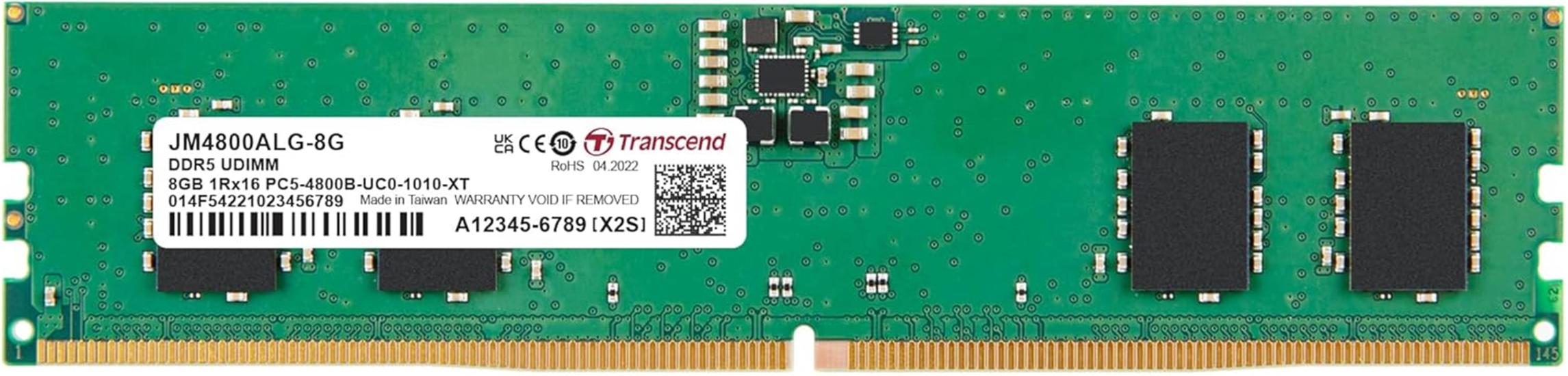 Transcend 8 GB 4800Mhz UDIMM Pc Ram (JM4800ALG-8G)