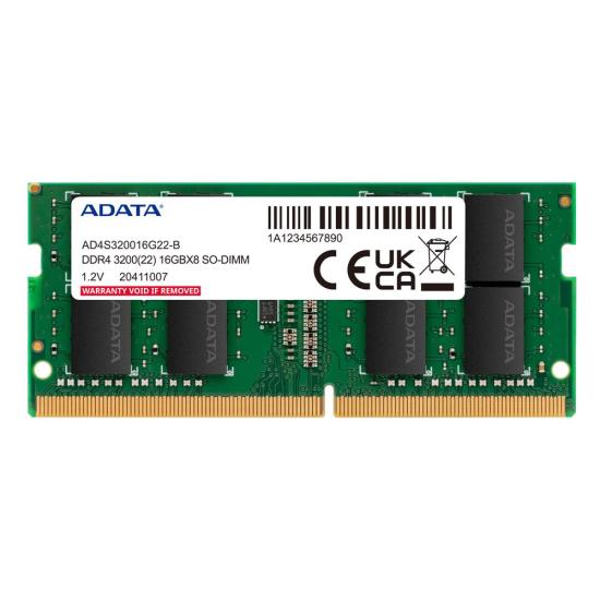 Adata 16 GB Ddr4 3200MHz 260Pin 1.2V Notebook Ram