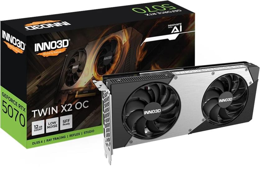 Inno3D GeForce RTX5070 Twin 12GB Gddr7 Ekran Kartı