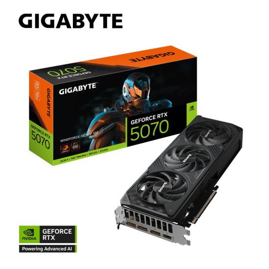 Gigabyte RTX5070 12Gb GV-N5070WF3OC Ekran Kartı