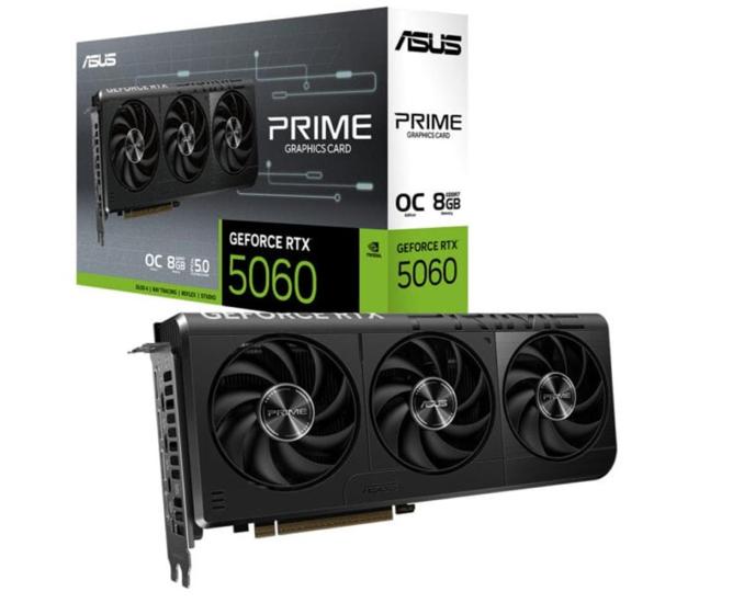 Asus PRIME-RTX5060-O8G 8GB GDDR7 Ekran Kartı