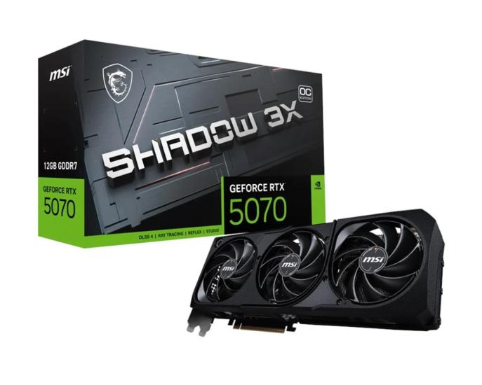 Msi GeForce RTX5070 12G Shadow 3X OC Ekran Kartı