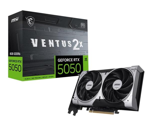 Msı  RTX5050 Ventus 2X OC 8G 8GB Ekran Kartı