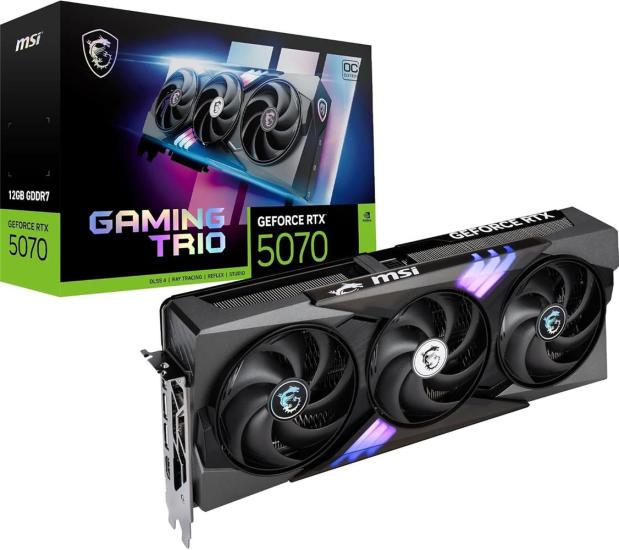 Msi GeForce RTX5070 Gaming Trio 12Gb Ekran Kartı