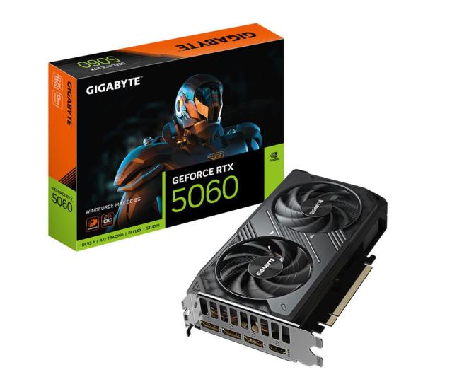 Gigabyte RTX5060 GV-N5060WF2MAX OC-8GD Ekran Kartı