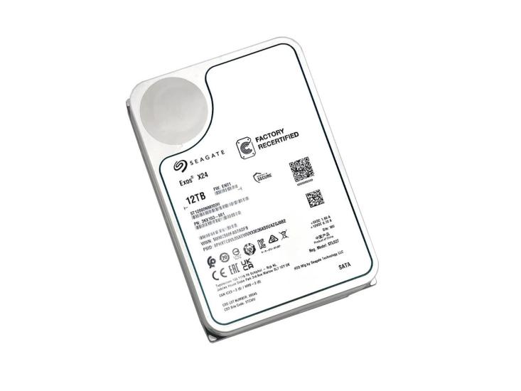 Seagate 12Tb Exos X24 ST12000NM000H Harddisk