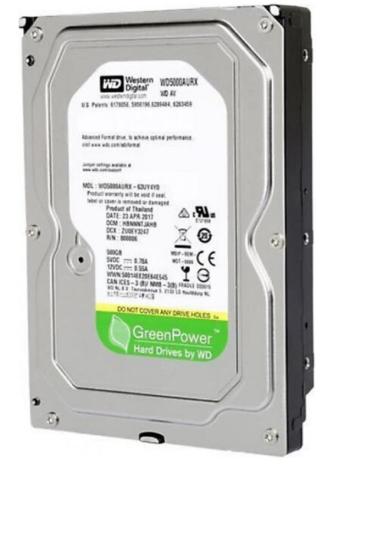 Wd 500Gb WD5000AURX Sata 3.0 5400 3.5’’ Hard Disk
