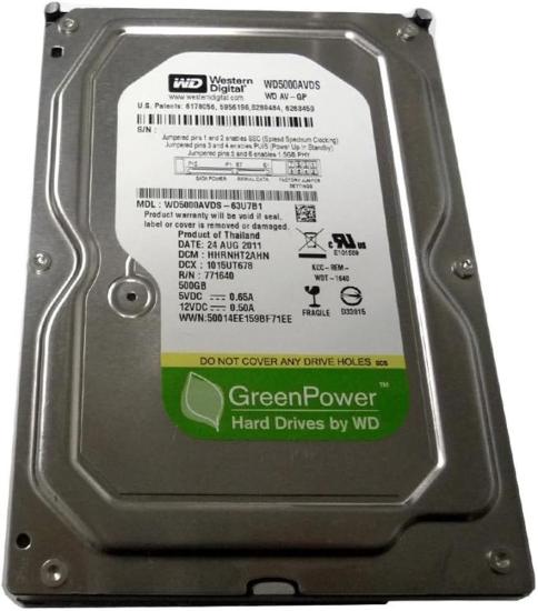 Wd 500Gb WD5000AVDS Sata 3.0 5400 3.5’’ Hard Disk