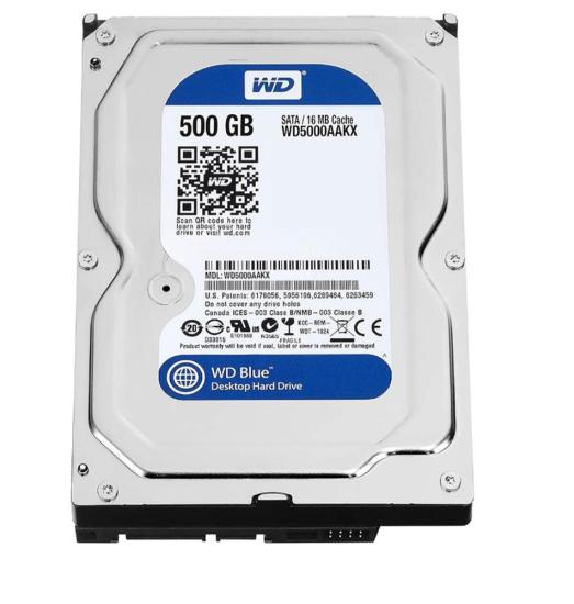 Wd 500Gb WD5000AAKX Sata 3.0 7200 Rpm Harddisk