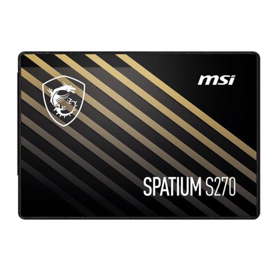 Msi 480Gb Spatium S270 Sata 3.0 Ssd Disk