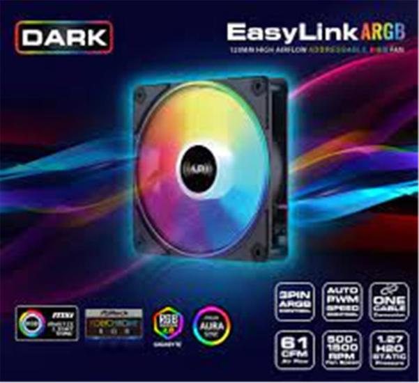 Dark DKCF1200AW Easylink Addressable 1X12cm Fan