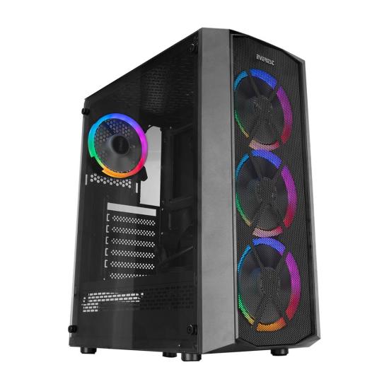 Everest FLAT MESH 4-12cm ATX Mid-T Gaming Kasası