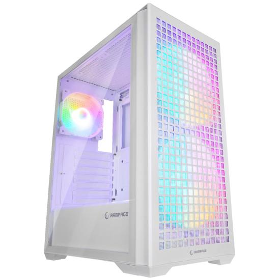 Rampage GYRA V1 WHITE Mesh 650w Oyuncu Kasası