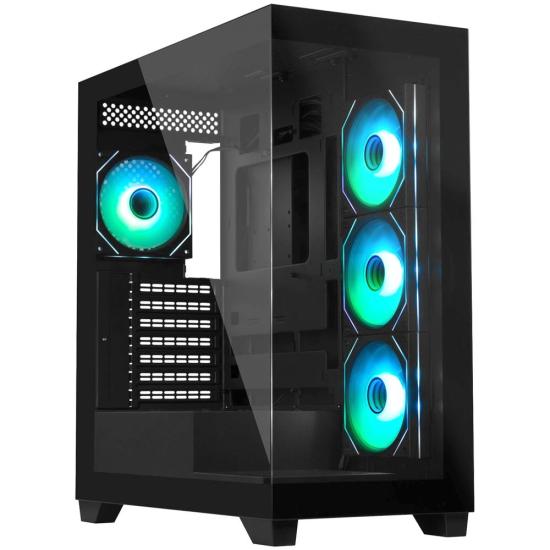 https://www.nedratek.com/BitFenix CETO 500 4-120mm ARGB Fan 850W 80 Plus Siyah 1-Usb3.0 2-Usb2.0 Tempered Glass Oyuncu Kasası