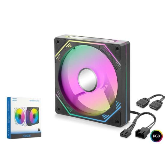 Nodar Nd2652 Kasa Fanı 12Cm Siyah