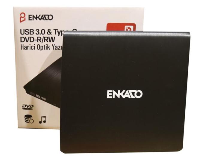 Enkado Ekd-Udvd120 Ultra Slim Harici Optik Yazıcı