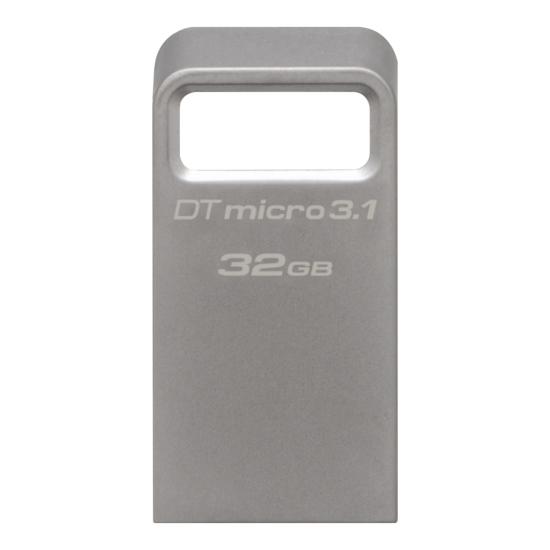 Kingston DTMC3-32 32GB DTMicro USB 3.1-3.0 Type-A metal ultra-compact drive Flash Bellek