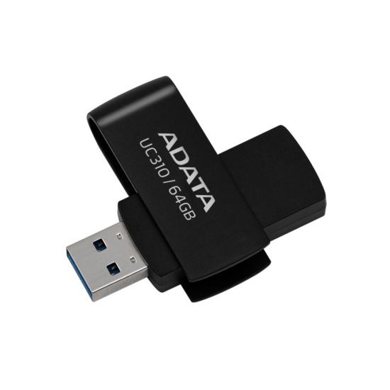 Adata UC310-64GB 64GB USB3.2 Black Flash Bellek