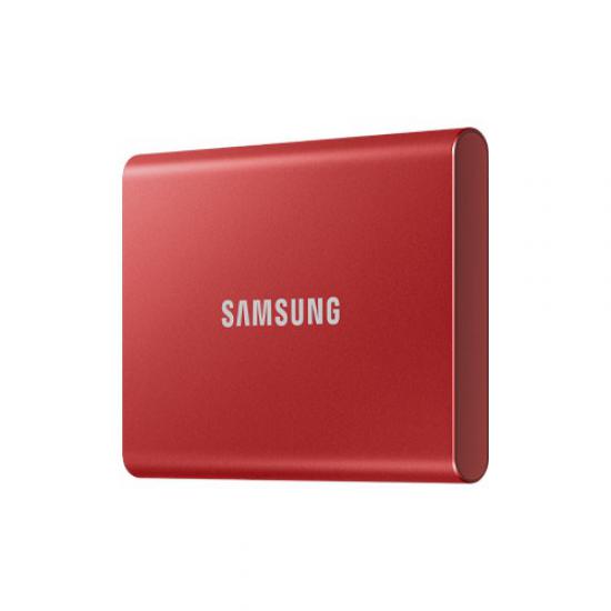 Samsung 500GB T7 1050MB-1000 MB-sn USB 3.2 Gen 2 Kırmızı Taşınabilir SSD MU-PC500R-WW