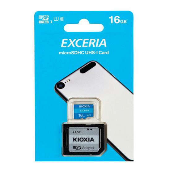 Kioxia 16GB Exceria microSDHC UHS-1 C10 100MB-sn Hafıza Kartı