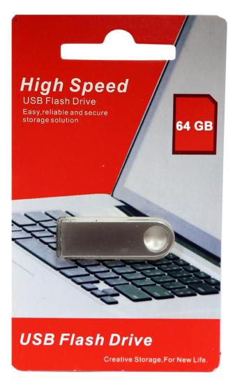 Elba 64 Gb Metal 2.0 USB Flash Bellek