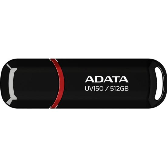 Adata UV150-512GB Usb3.2 Gen1 Black Flash Bellek