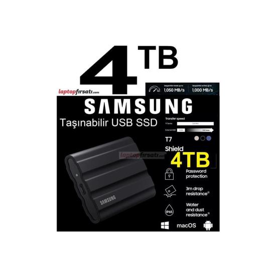 Samsung MU-PE4T0S-WW 4 TB USB 3.2 Taşınabilir SSD