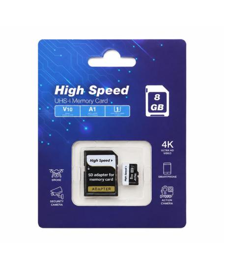 ELBA High Speed 8 GB A1 V10 U1 Micro Hafıza Kartı